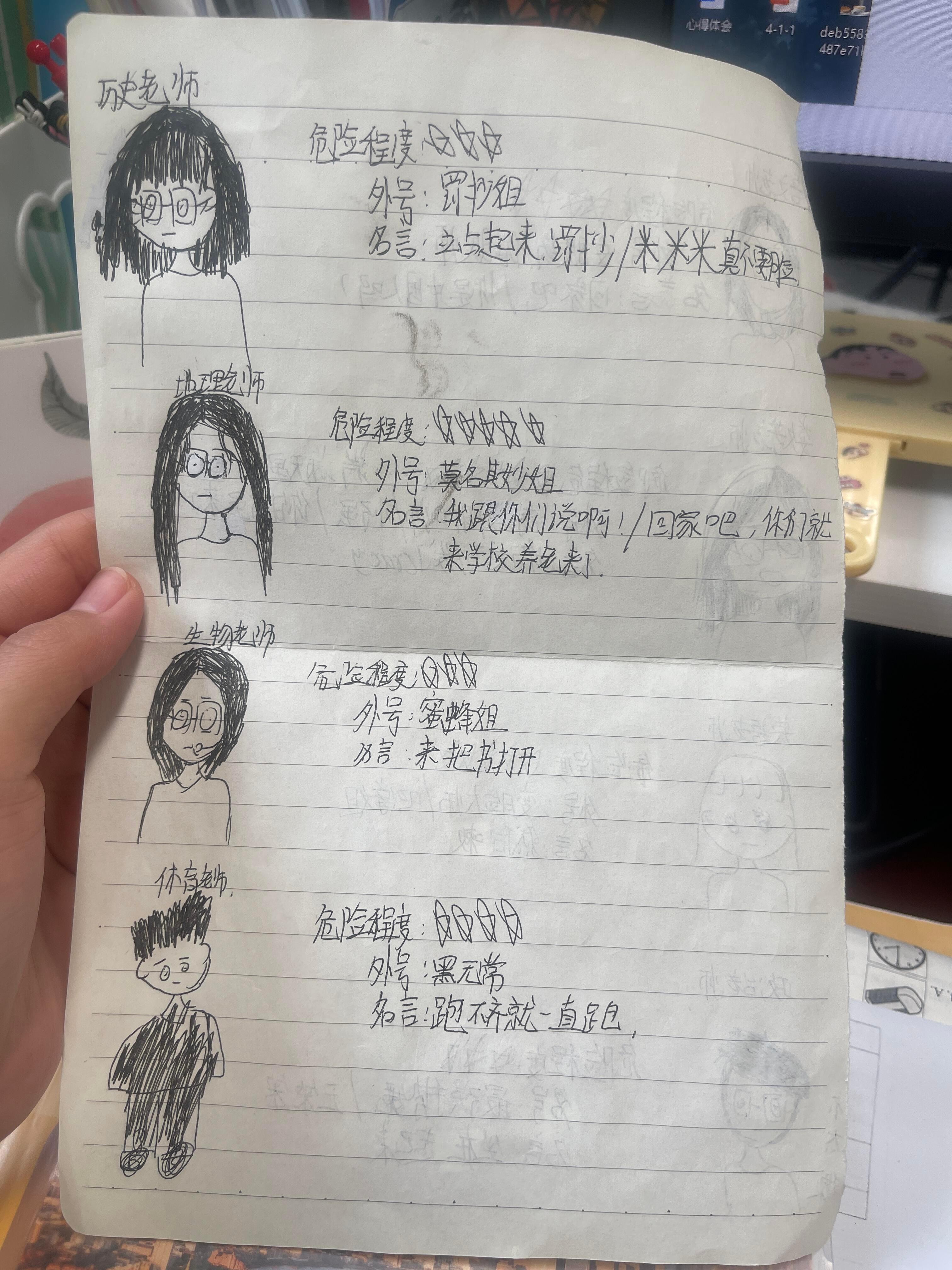 学生们对老师的评价笑不活了[捂脸哭]​​​