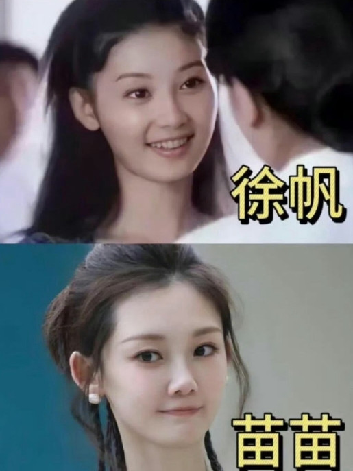 苗苗和年轻时候的徐帆真的太像了，怪不得导演一眼相中她，眉眼之间简直一模一样，好温