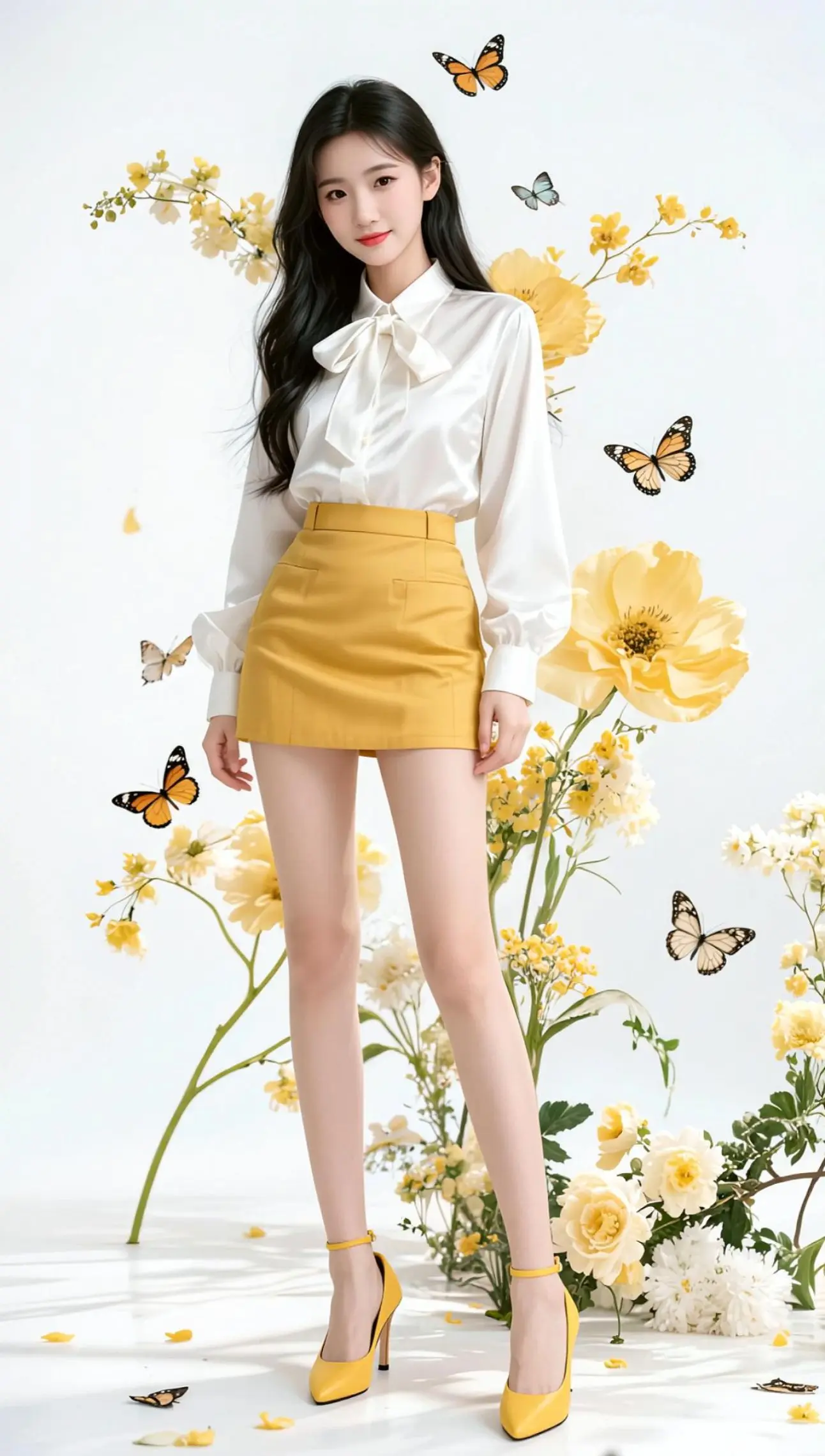 AI黄花丽人写真 随变ai随便玩