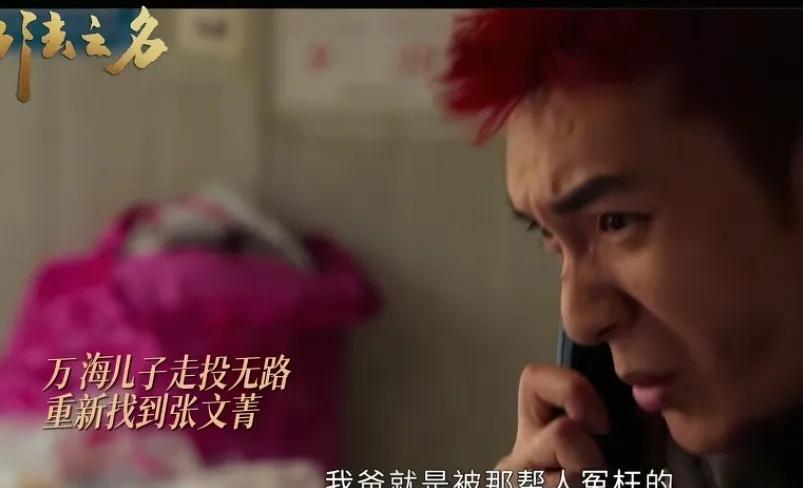《以法之名》万海的儿子走投无路，再次联系张文菁，希望她能帮自己，张文菁不想再被打