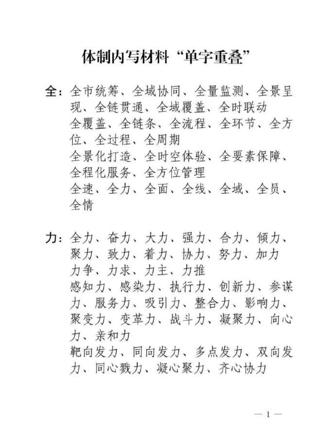 被夸爆了❗️体制内领导超爱的写材料单字重叠金句​​​