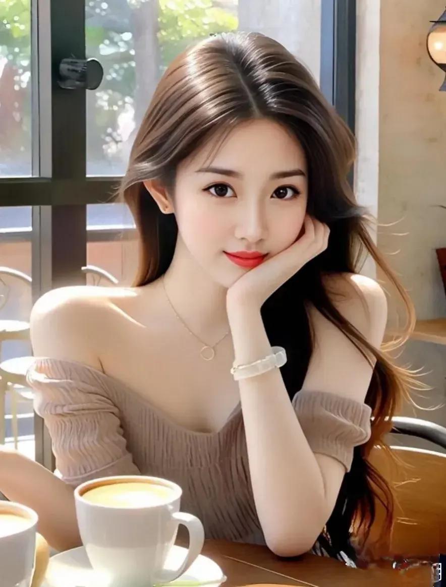 咖啡香浓，少女时光，静享美好。温柔咖啡时光唯美咖啡咖啡治愈感温柔咖啡写真