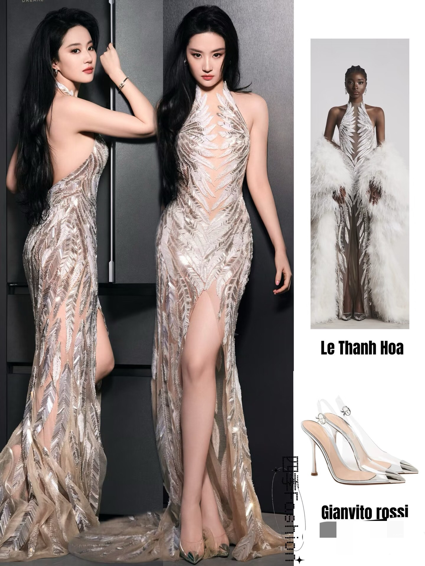 看到有人说刘亦菲小腿太粗了，可是，可是，这身材都具有东方神韵啊，不是一味的