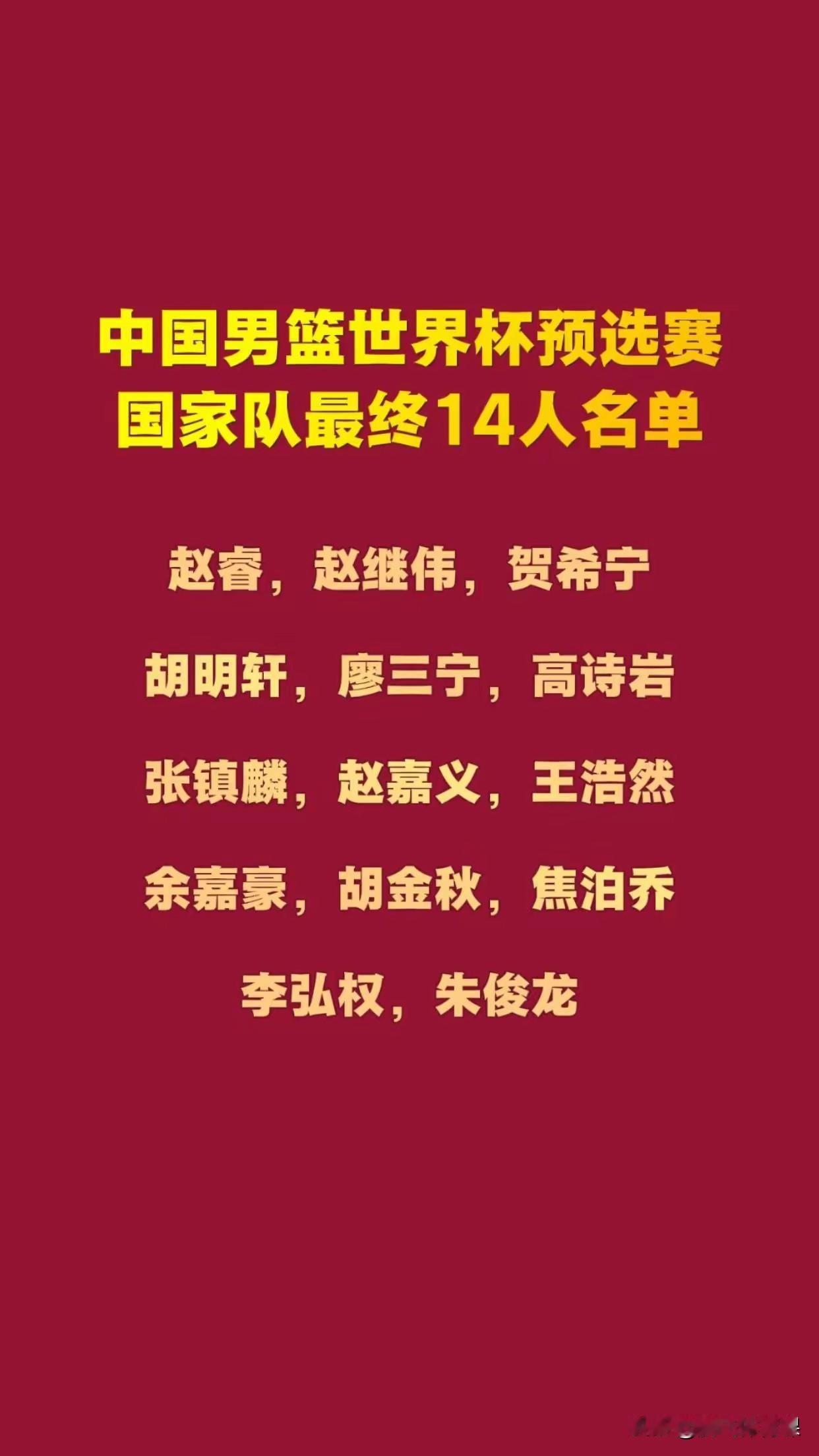 世预赛！中国男篮客场挑战日本，这两人大概率无缘比赛大名单:1.焦泊乔2.