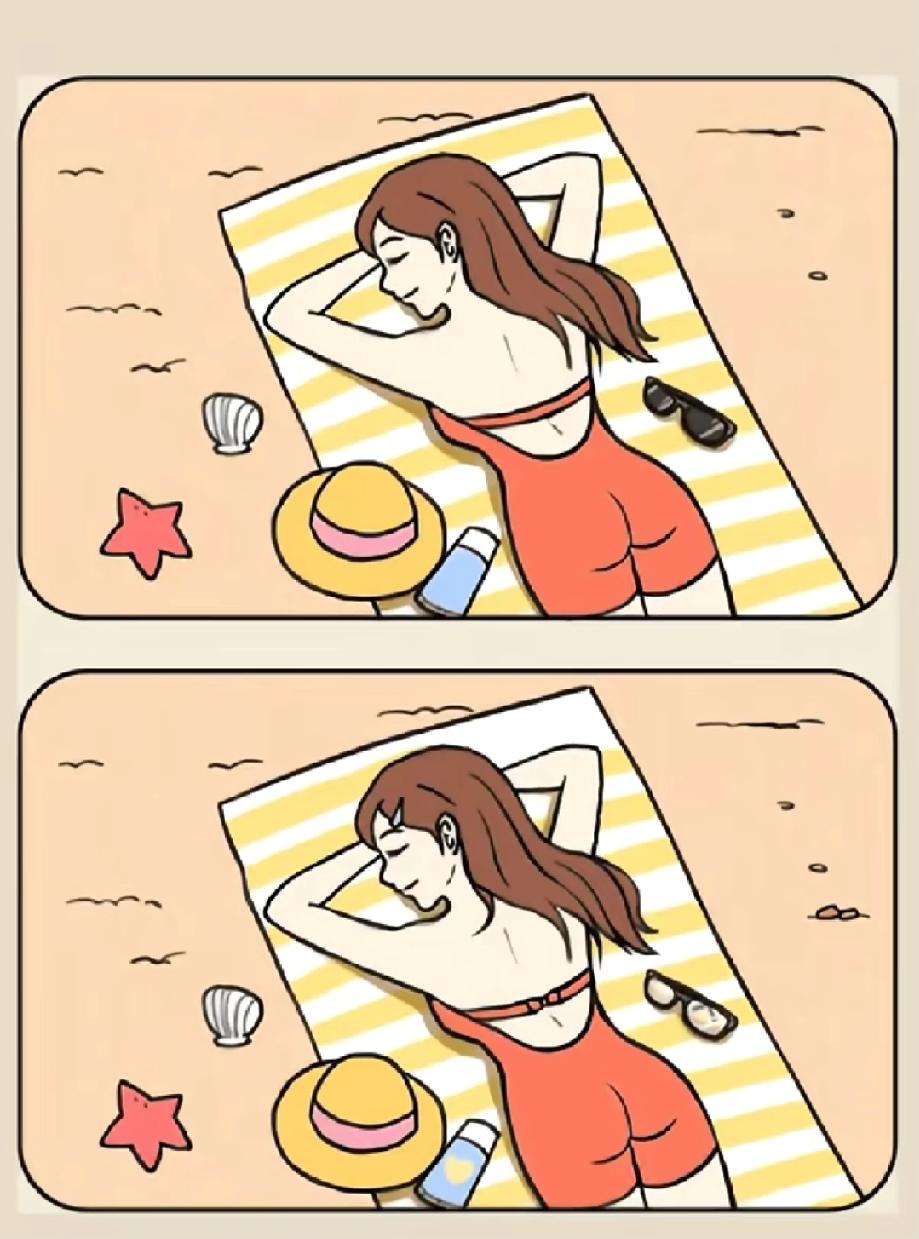 这图我看了5分钟，最后1处不同直接让我怀疑眼睛！敢不敢挑战？90%的人栽在第3处