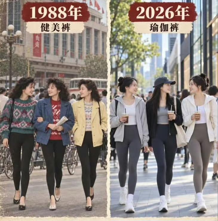 时尚轮回38年过去了，健美裤又回来了