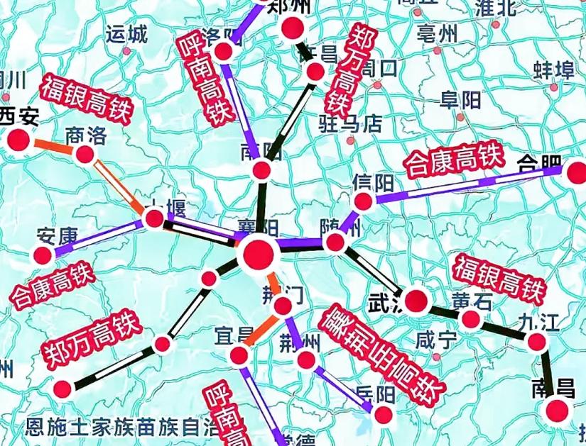 湖北高铁新蓝图：三大全国性枢纽崛起，一地级市意外成焦点三大全国性高铁枢纽武汉