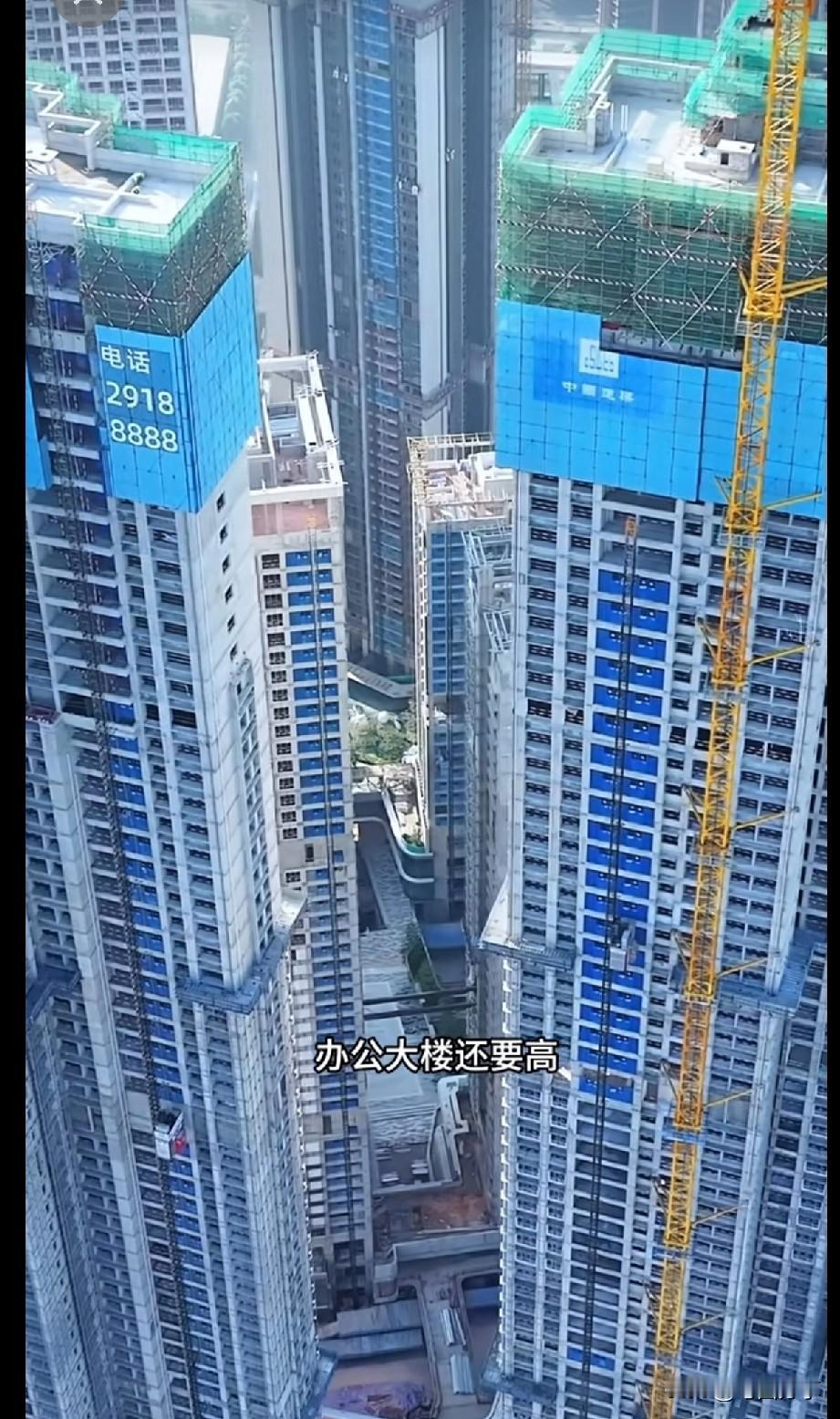 建这么高的楼房谁还会买？图片是广东深圳绿景白石洲，也是目前国内最高的住宅楼，高