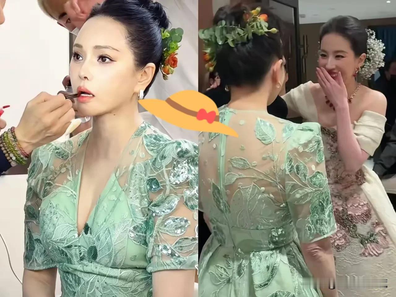 对不起，伊能静在看刘亦菲捂嘴浅笑时我发现了你一个秘密在一张照片里，拍到正