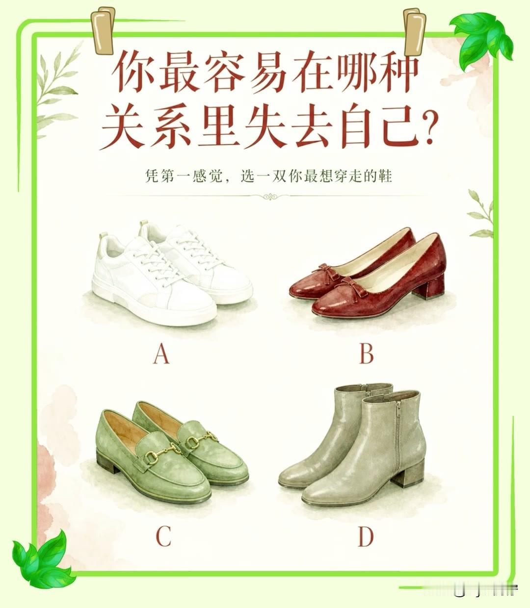 ?凭第一感觉，选一双你最想穿走的鞋