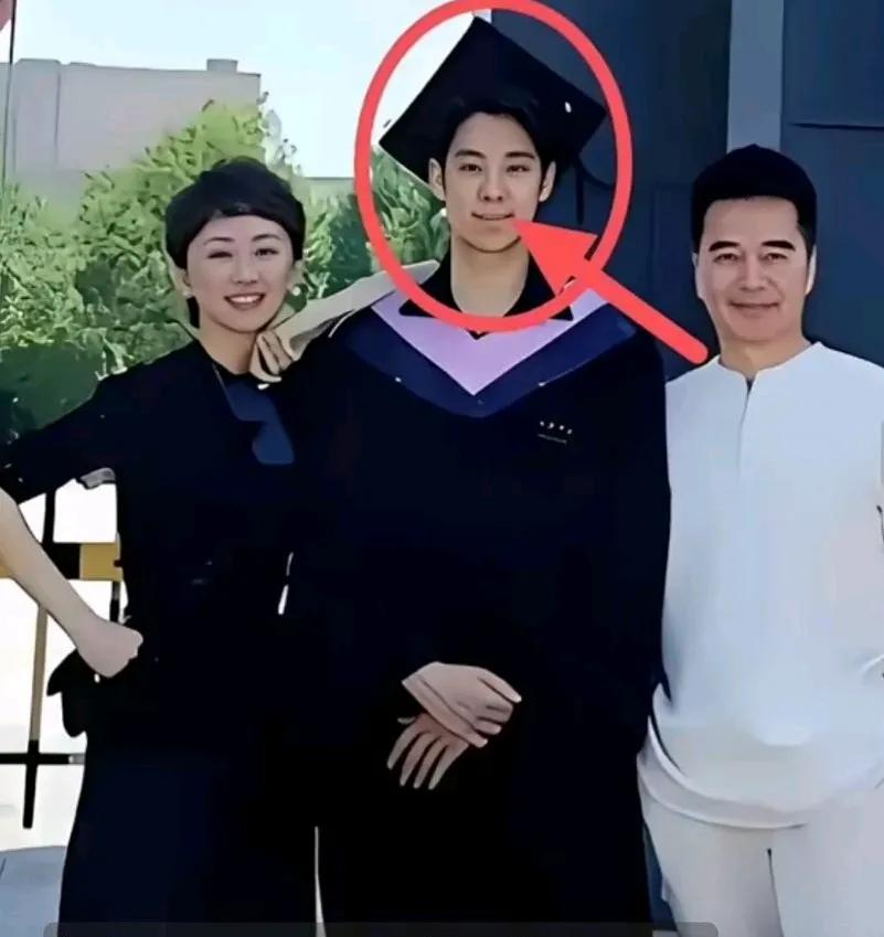 徐亚军的第四个妻子张澍和何晴的儿子拍照。她都把胳膊搭在许何的肩膀上有人说她心眼坏