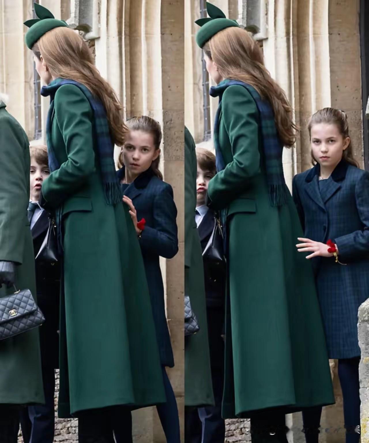 圣诞节又要来啦！凯特王妃和夏洛特公主、路易小王子的这张照片拍的太有意思了！回顾