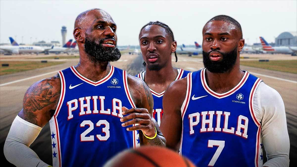 #NBA#高频奔波！76人62次客场之旅，詹姆斯迎来生涯最密集客场赛季2026‑27赛季76人客场出