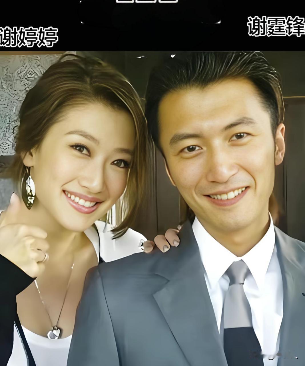 谢贤一共有两个孩子，一个是女儿谢婷婷，一个是儿子谢霆锋。这两张脸谢霆锋长得像妈妈