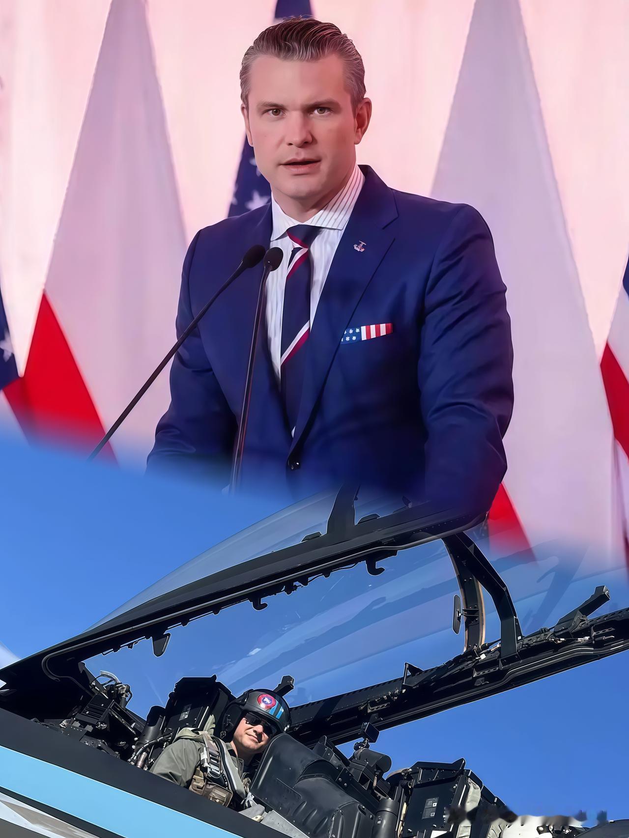 快报！快报！10月20美国防长赫格塞思最近干了件争议事儿——坐F/A-18战