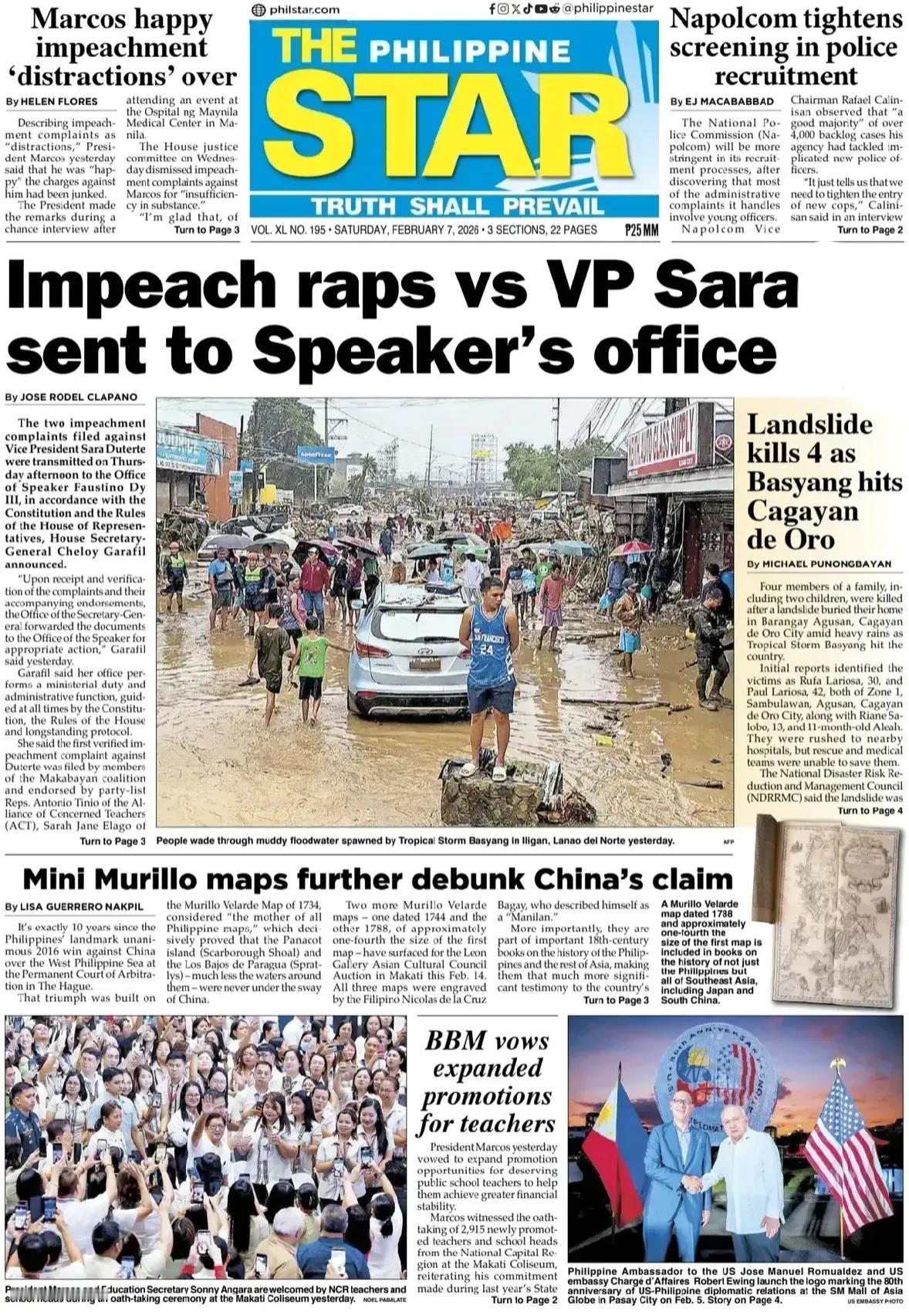 中国的善意唤醒不了菲律宾政府的“骄横”。《菲律宾星报》头版报道称，这家亲美的报