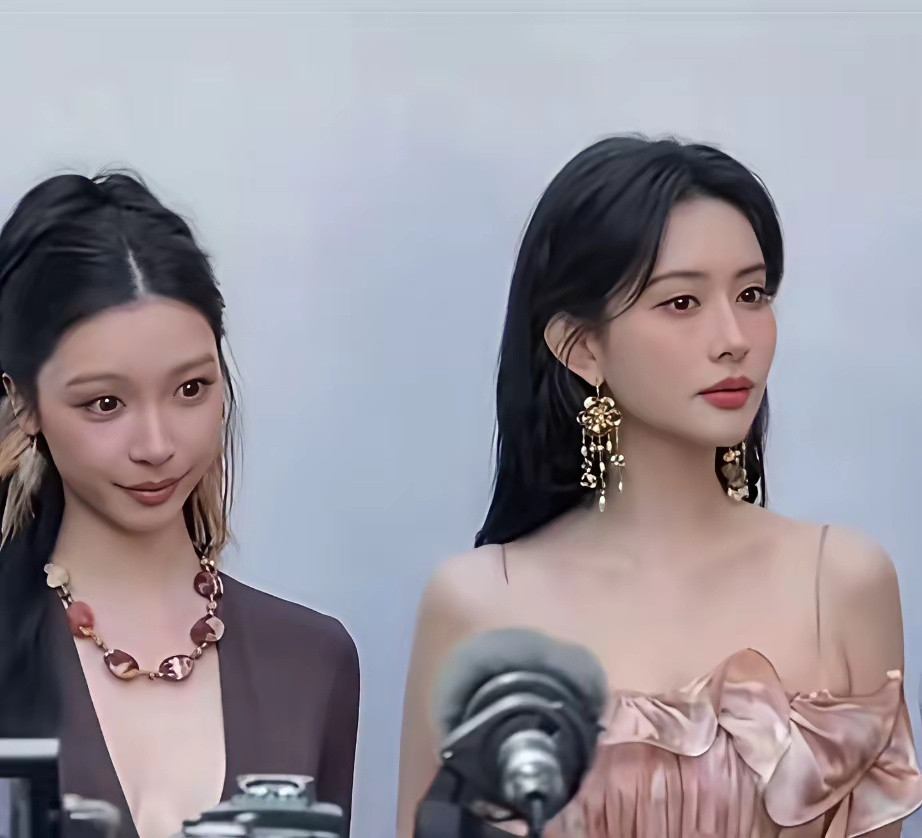 再美的网红和女明星同框，差距都十分明显！之前我一直觉得孟子义有些网红脸，可当她和