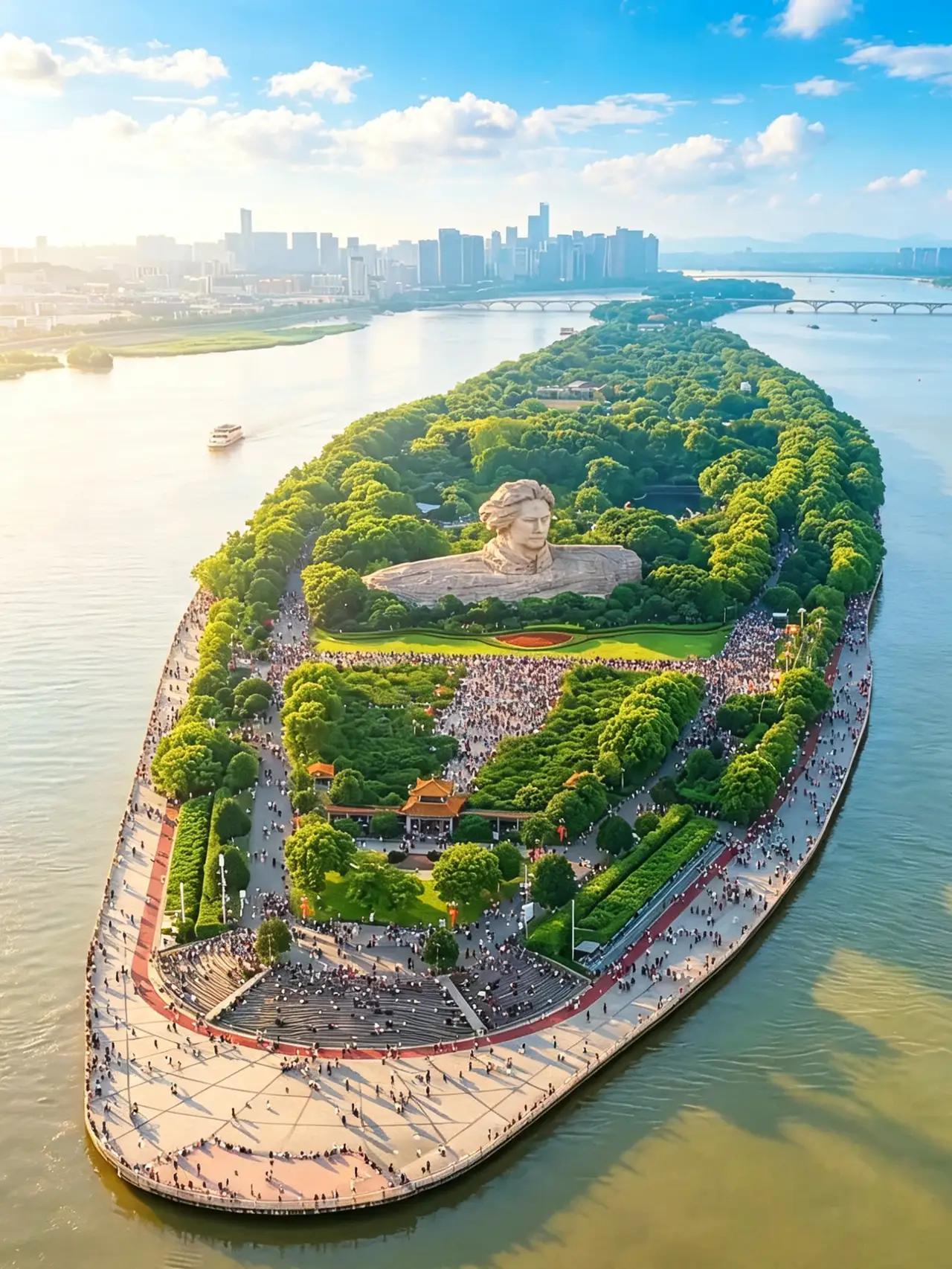 你发现没有？长沙这个城市，地面上一座像样的古迹都拿不出来。天心阁是重建的，贾