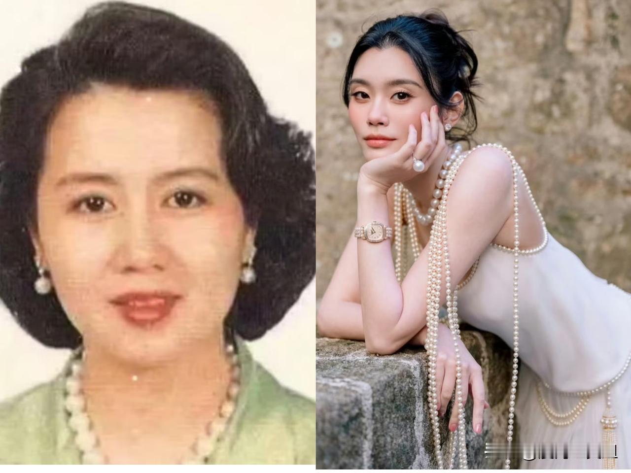 奚梦瑶法国婚礼上最出圈的不是她那价值4900万的钻石套装而是一条温润夺目霸气