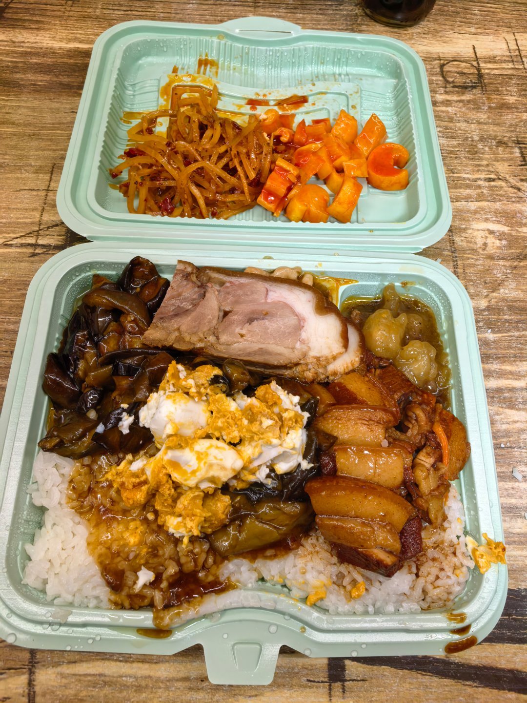 知道第二张的含金量吗太思念这一口了哈尔滨·胖姐盒饭(聚贤花园店)