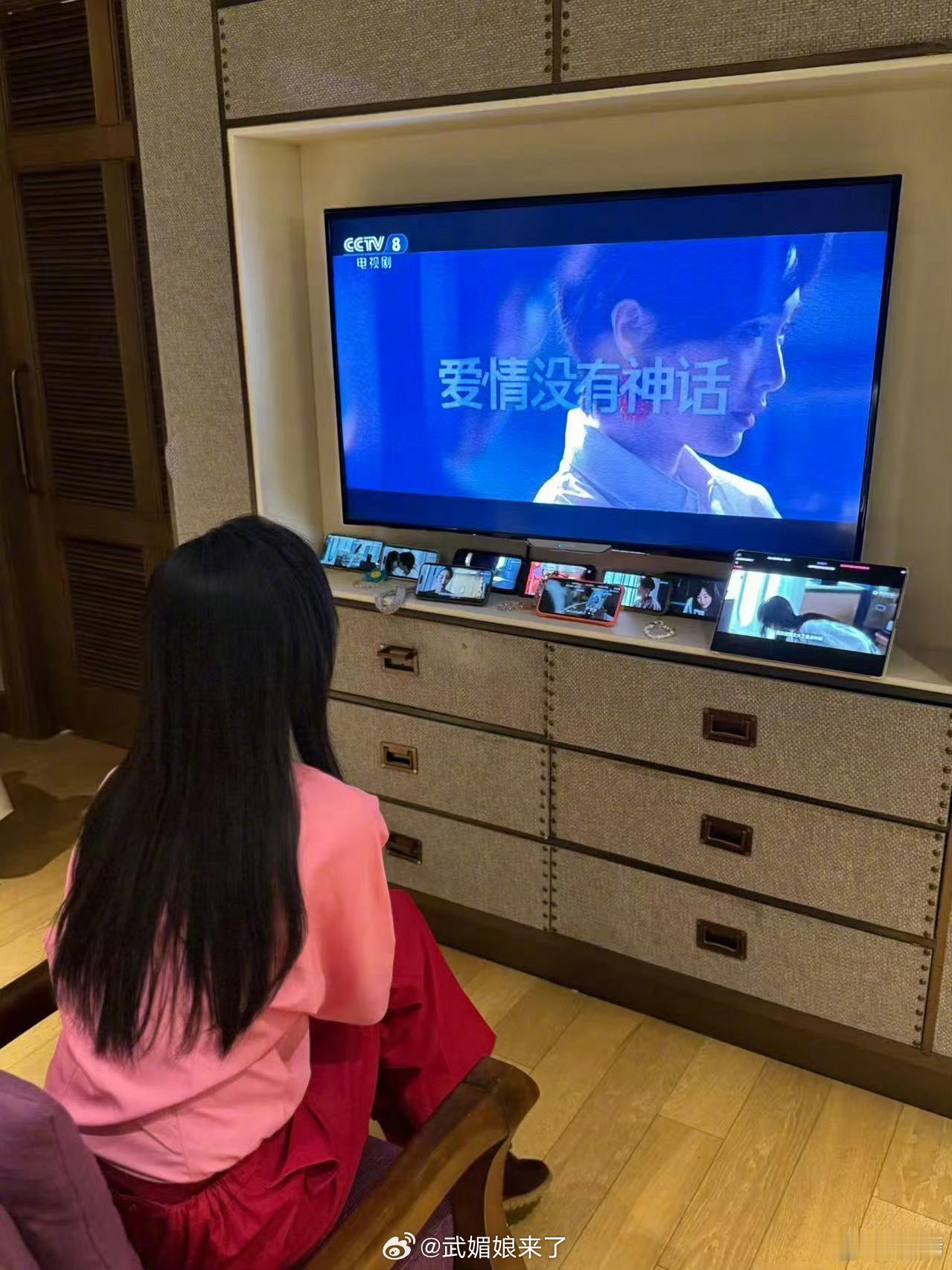 唐嫣追自己演的爱情没有神话，这一把厉害了呀