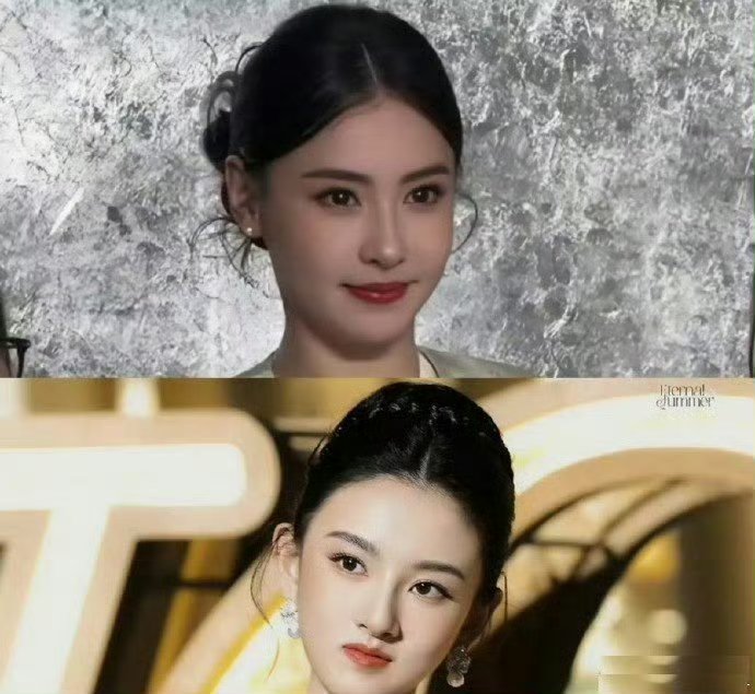 宋祖儿和张柏芝都是骨相美人，这脸简直一模一样啊​​​