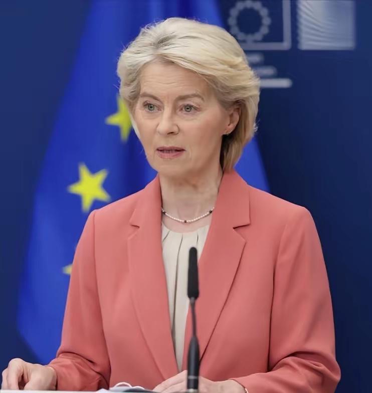 厚颜无耻的政客！近日，许久未曾露面的欧盟主席冯德莱恩向媒体表达了对美伊战争的看