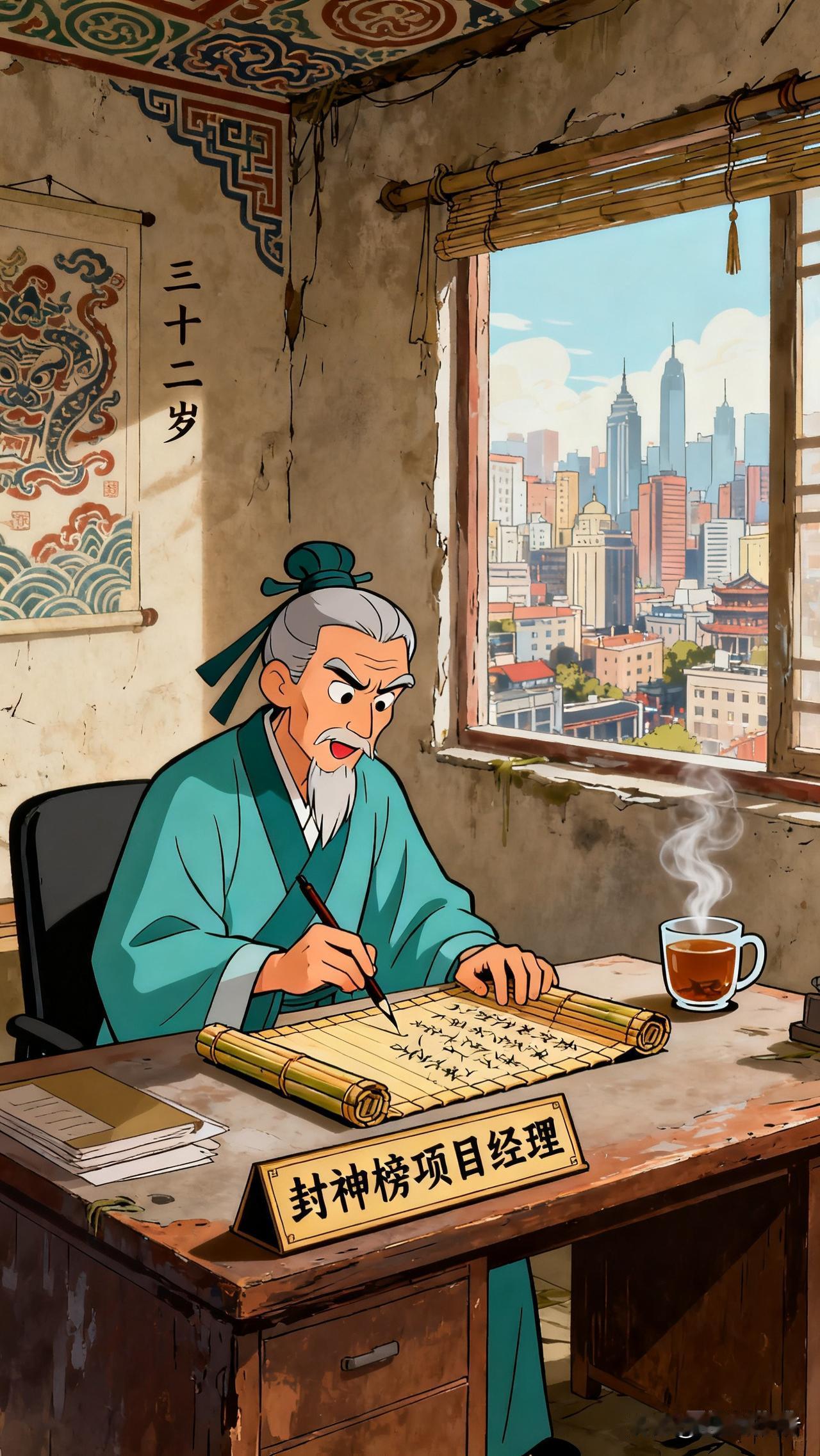 封神学院毕业生第一章：姜子牙出道——大龄青年的逆袭姜子牙，三十二岁，昆