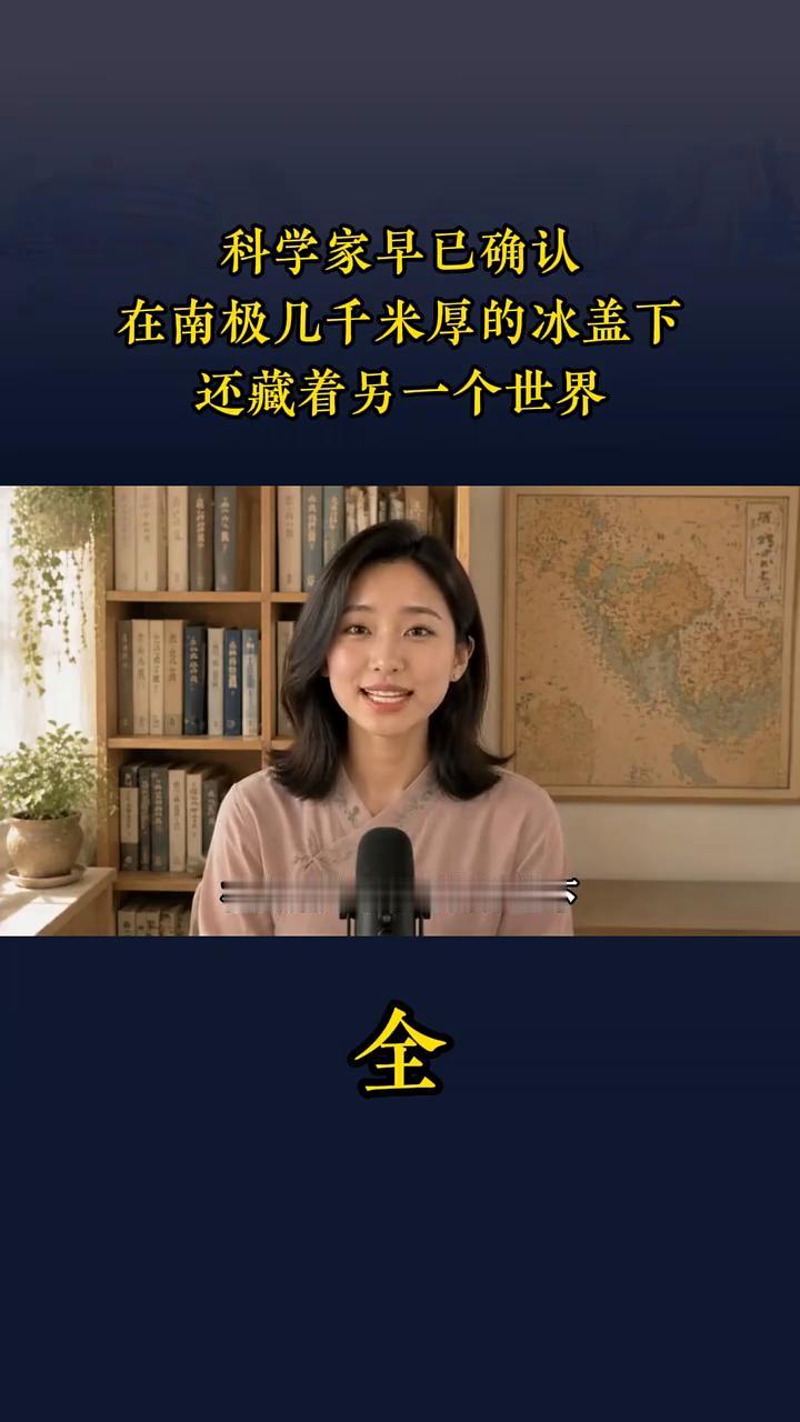 科学家早已确认在南极几千米厚的冰盖下还藏着另一个世界。你以为地球最神秘的位置在哪