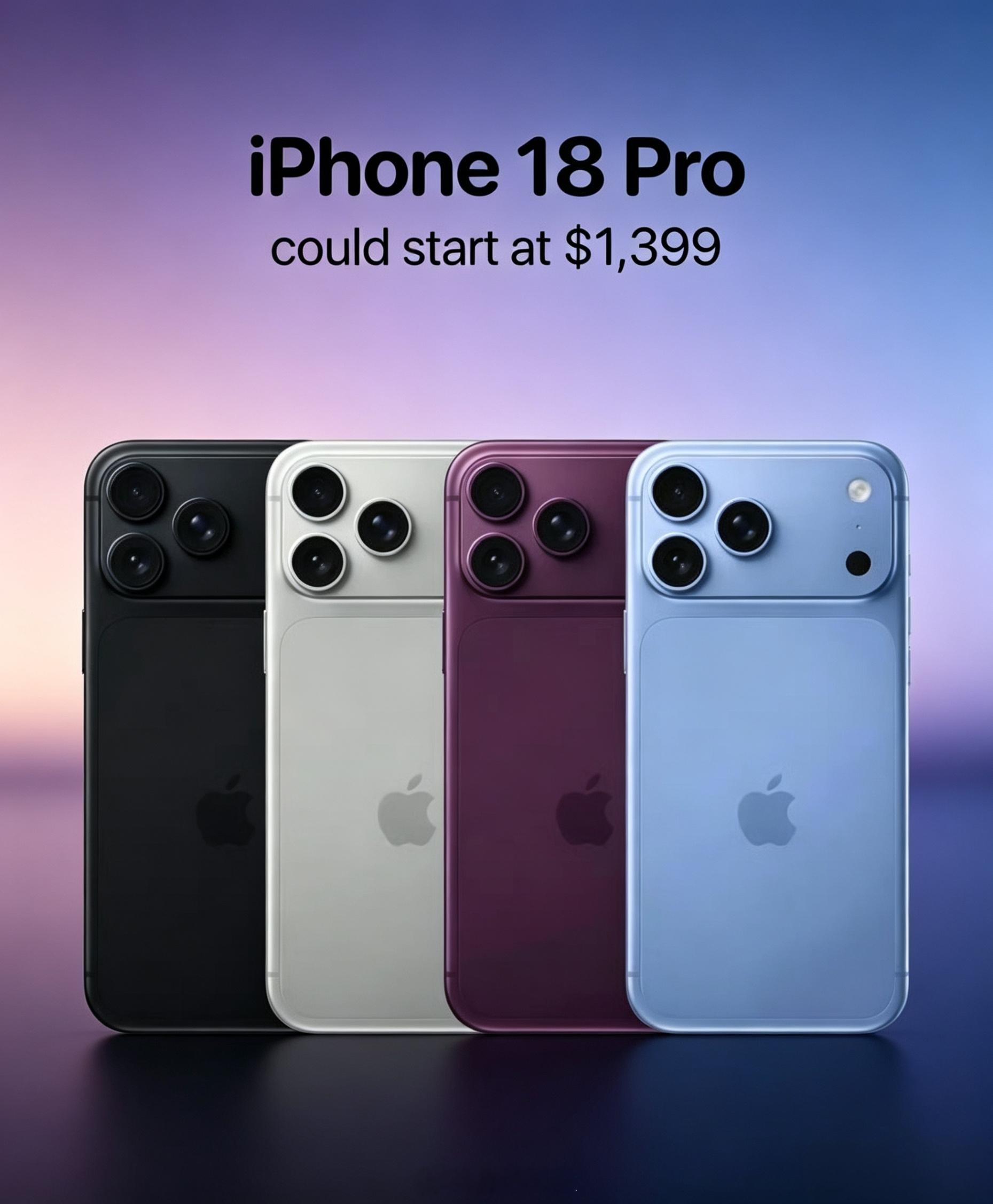 iPhone18Pro或上涨200美元200美元？国行涨1600以上？真不打算