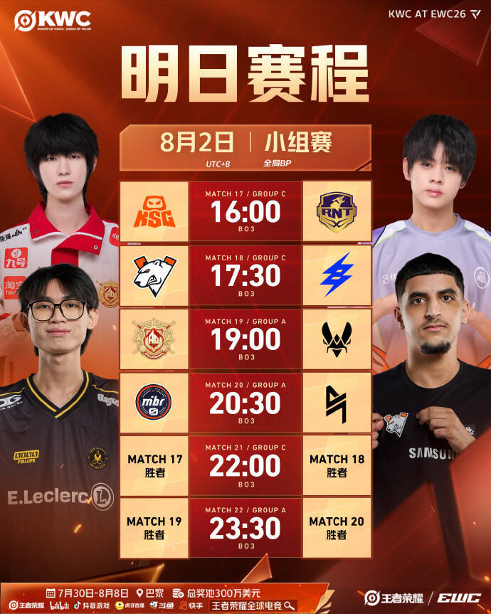 KPL战队EWC首秀要来啦！大家都要加油呀~KPL战队EWC巴黎首秀KSG对战R