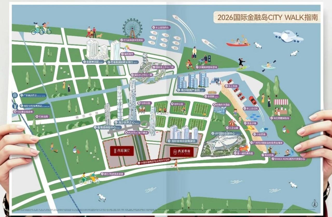 【开发商又发规划图了！这次是横沥岛】来自开发商最新发出了一张横沥岛尖的规划图，主