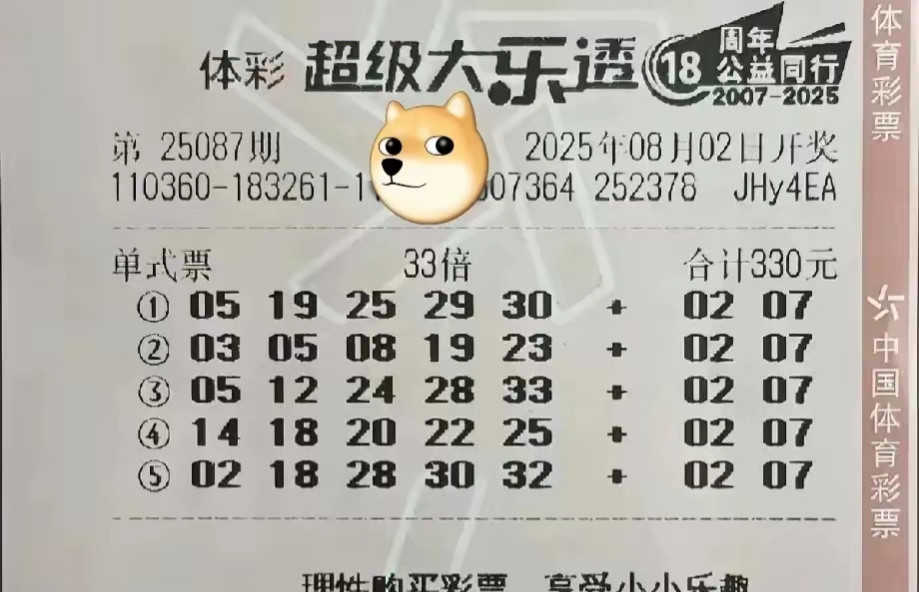 大乐透25087期晒票，单注30倍、50倍、99倍，筛选小复式和单注有好运