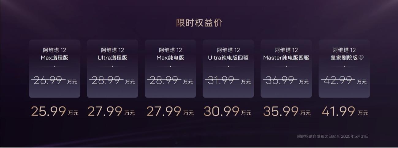 阿维塔122025款焕新升舱来了🙌这次阿维塔带来了全系车型10000元的