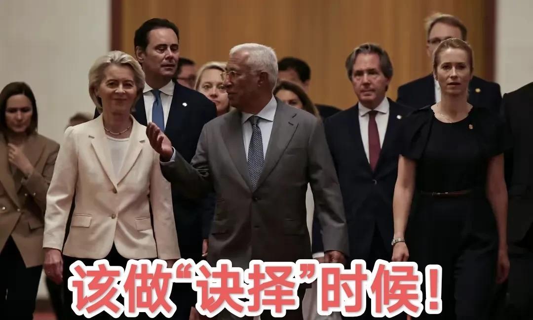 访问结束了，留给欧盟的选择：你们自个看着办！冯德莱恩已经听懂了并声称：“欧盟加强