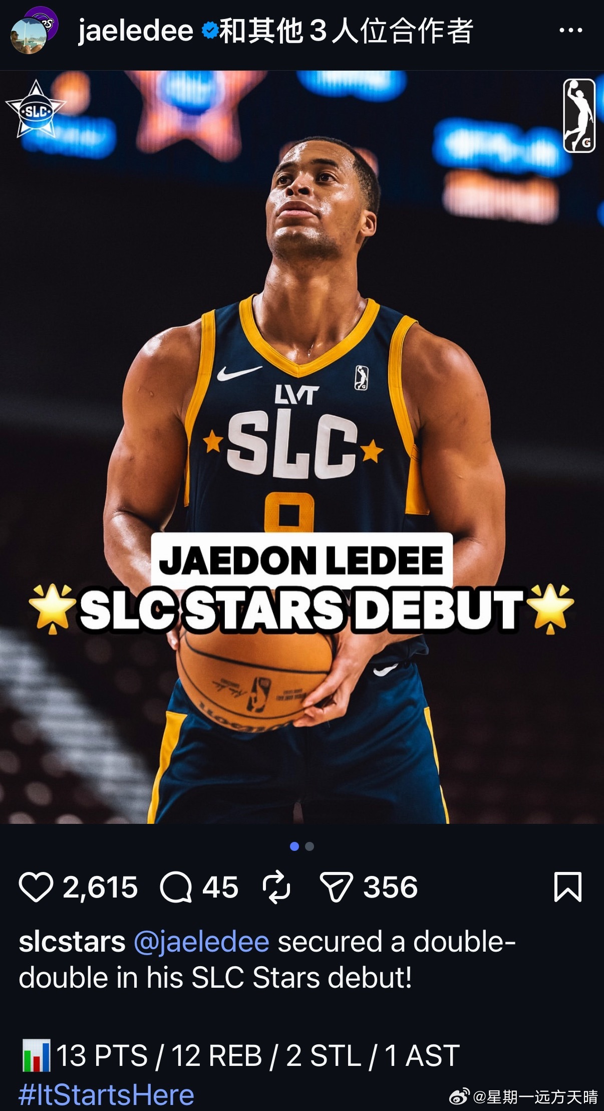 辽宁男篮杰登勒迪下面是一份“球探报告式”的总结，把JaedonLeDee