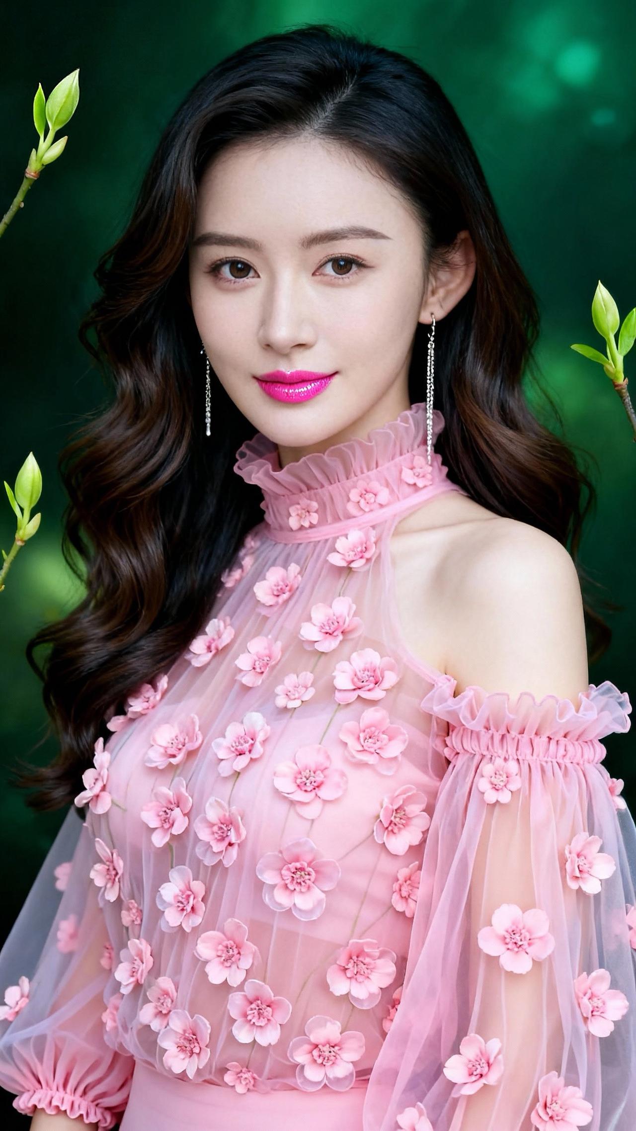 同一套服装、同样的背景，谁更好看？