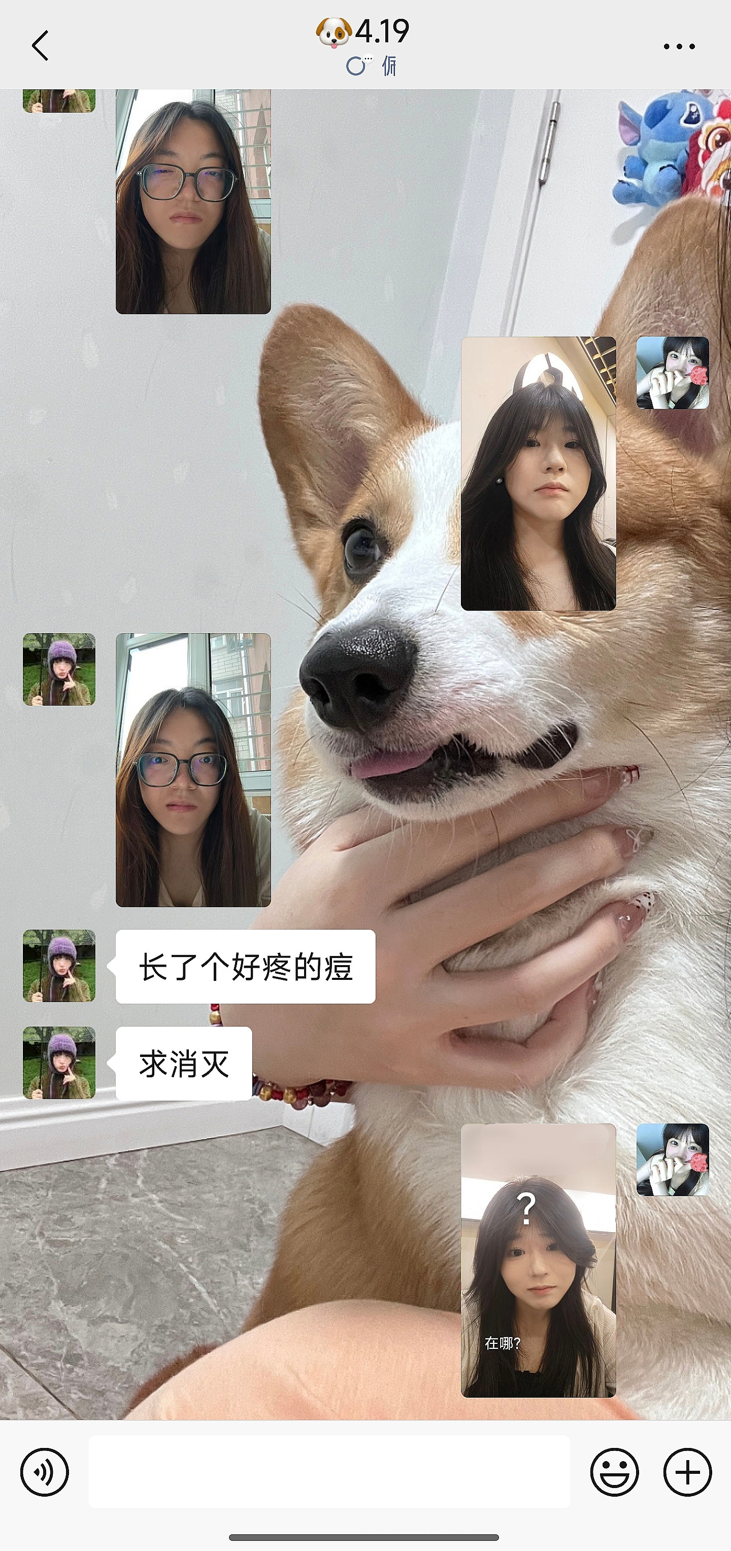 由一颗痘引起的对话，这太有意思了