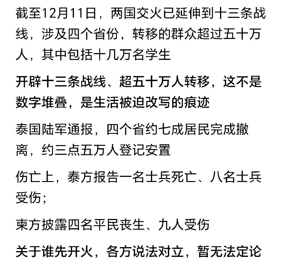 泰柬两国交火。现在谁先开的第一枪已经不重要了。反正都是法国人留下来的祸害。当年