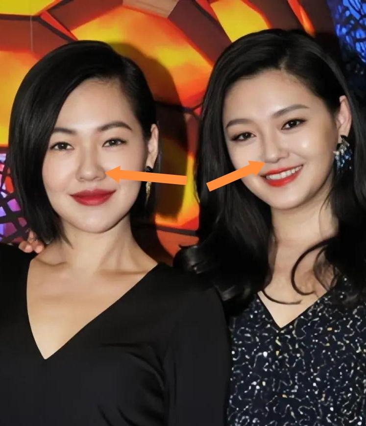 其实一直都觉得，小S的鼻头比姐姐大S更圆润饱满，看着更有福气，只是以前不敢说。