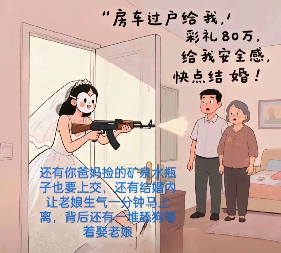 把AK换成本子才比较合理，这个作图的一点也不专业，差评​​​