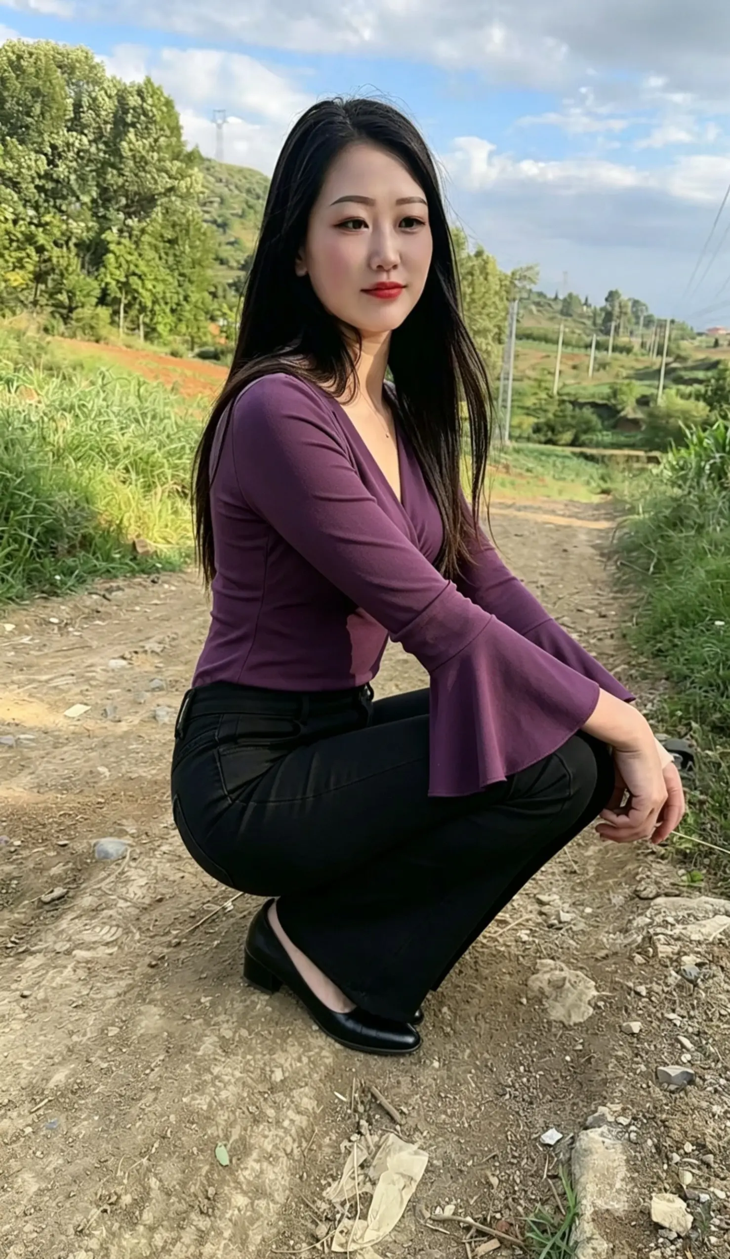 微胖女生有福 肉肉女生穿搭 农村生活 感情