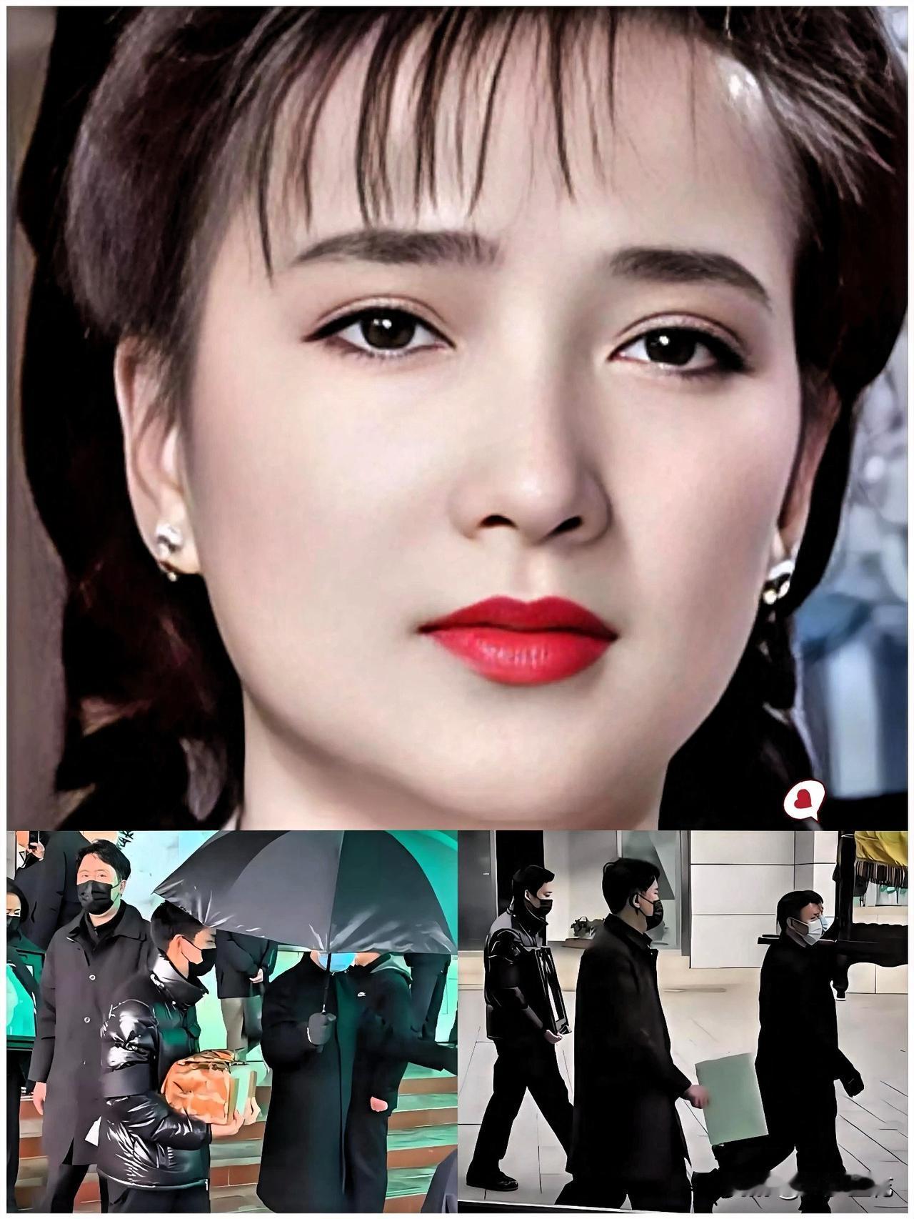 完全没想到何晴逝世后儿子许何首度亮相追悼会现场最揪心一幕24岁儿子捧