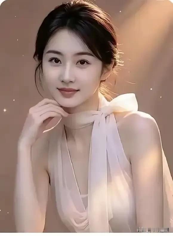 ✨七绝小诗柔光一缕拂芳颜，素袂轻盈若似仙。眼底藏着恬淡意，温柔静绽自