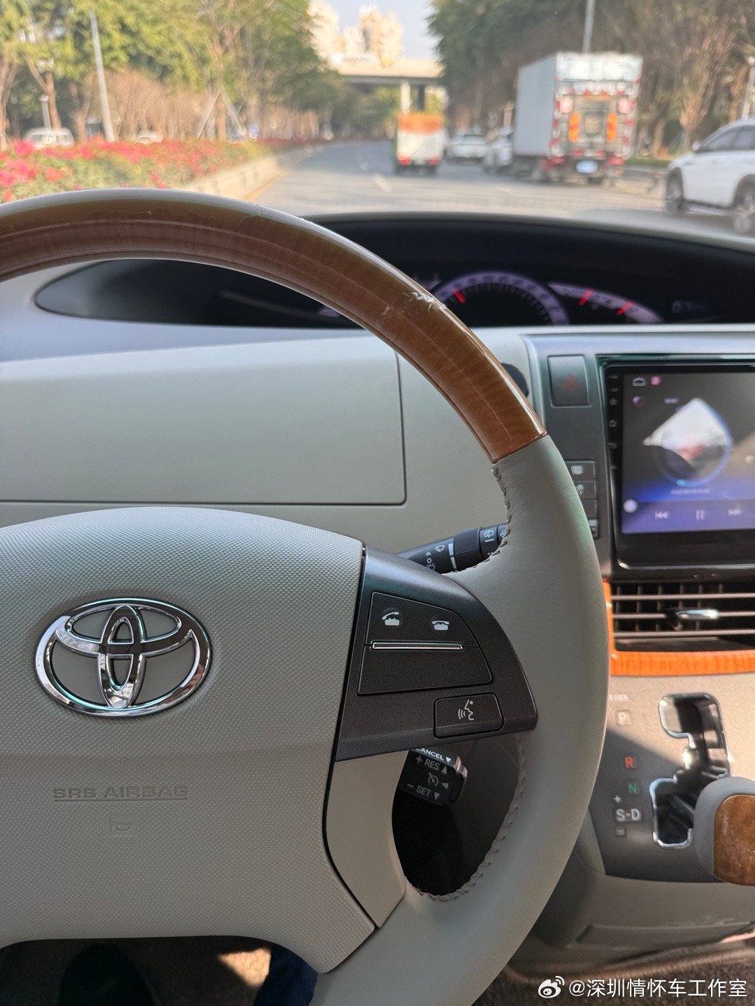 谁有兴趣来一个把它开回去过年，自用丰田大霸王粤B一手，09年后期款丰田大霸王2.