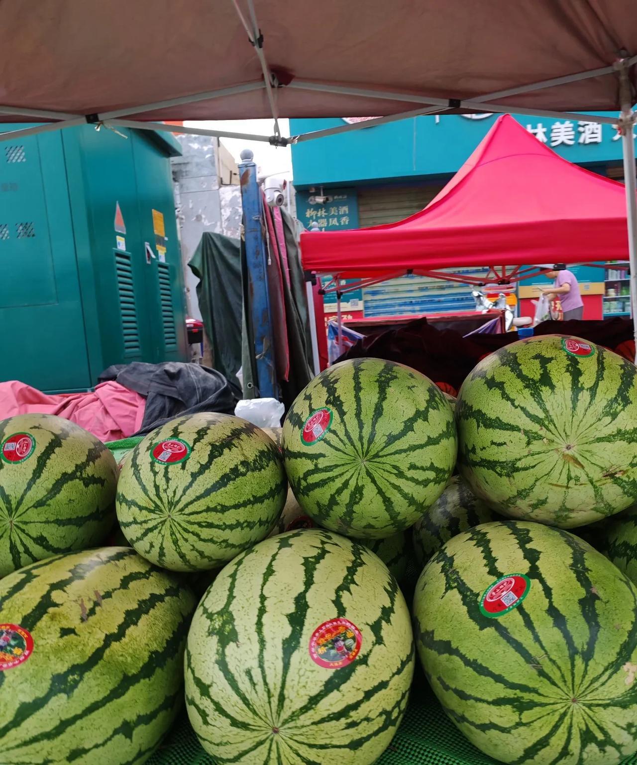 我算是明白了宁夏西瓜卖不动的原因。今年西安市场上的宁夏瓜特别多，而且价格便宜，