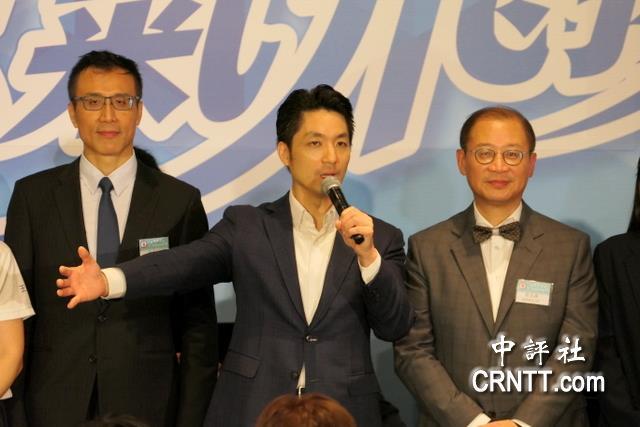 蒋万安人气旺　工商界老板忘情喊冻蒜中国国民党籍台北市长蒋万安6日晚出席工商建设