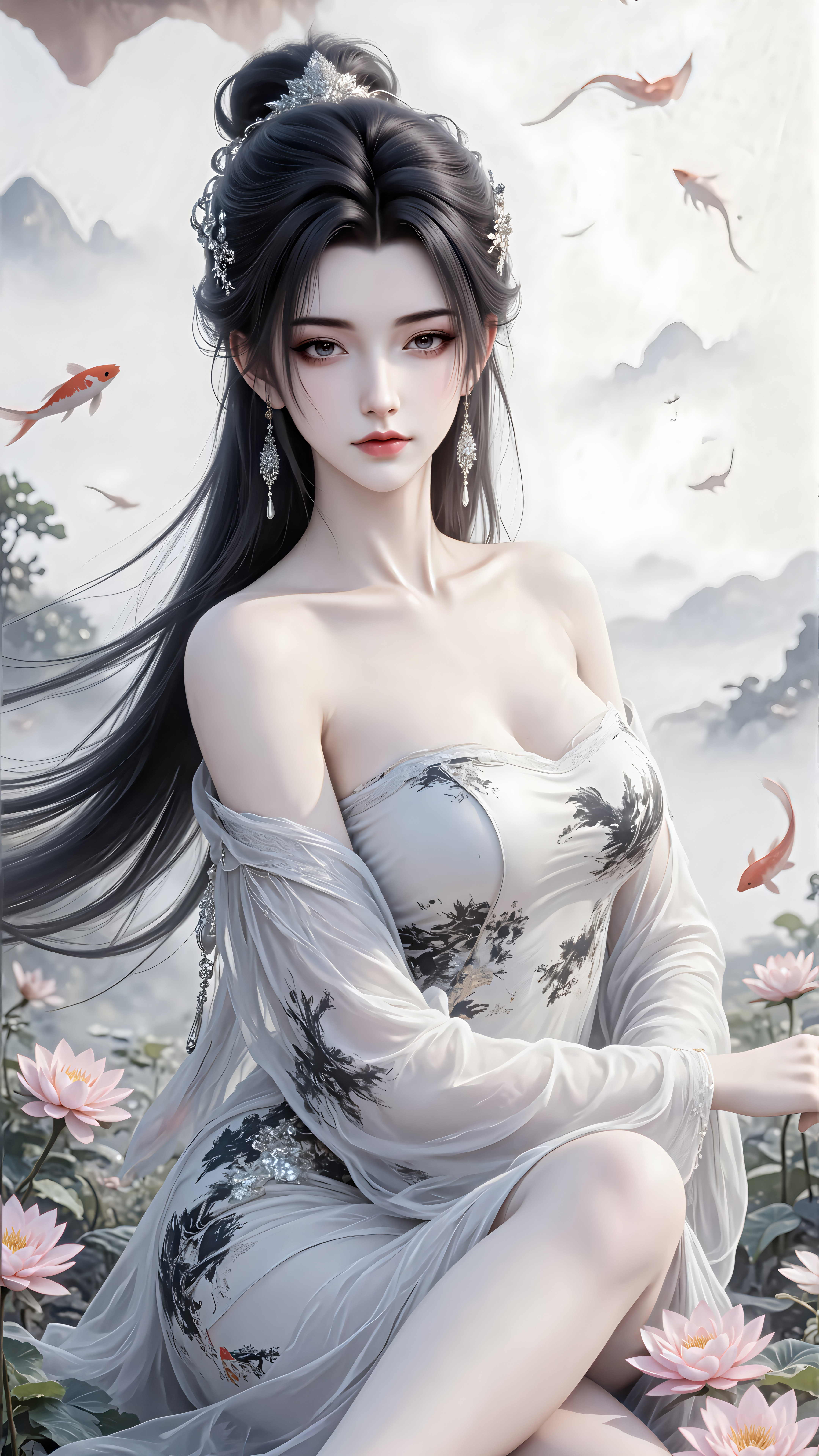 国漫女神｜《诛仙》陆雪琪壁纸：叱咤青云筹胜败，凌风举剑引天威！