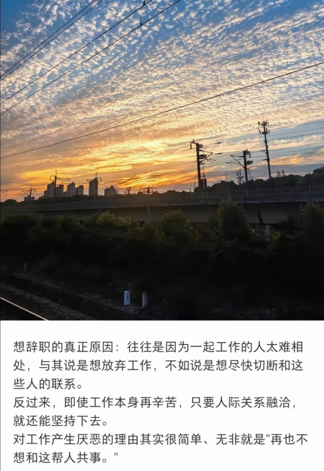 突然发现，原来很多工作离职的原因都是这个。。。​​​