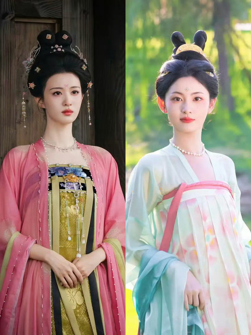 赵晴和王楚然，是不是又一对长相相似的姐妹花？